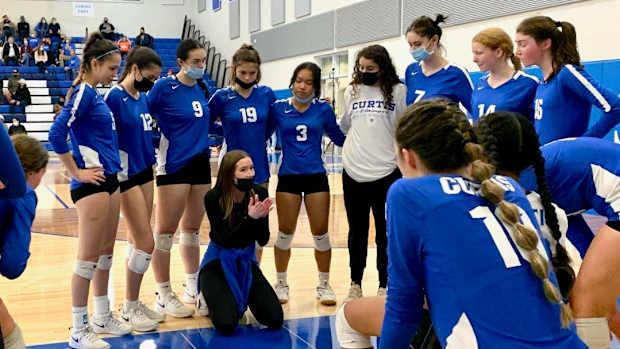 Curtis Vikings volleyball 2022